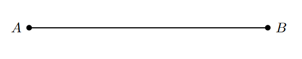 Drawing line segment AB